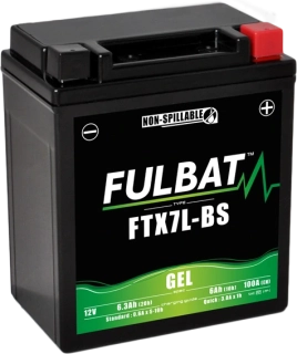 FULBAT FTX7L-BS 12V 6Ah 100A (YTX7L-BS) 113x70x130mm P+ GEL bezúdržbová motobatéria