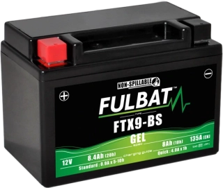 FULBAT FTX9-BS 12V 8Ah 135A (YTX9-BS) 150x87x105mm L+ GEL bezúdržbová motobatéria
