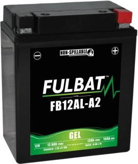 FULBAT FB12AL-A2 12V 12Ah 150A (YB12AL-A2) 134x80x161mm P+ GEL bezúdržbová motobatéria