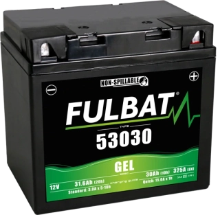 FULBAT 53030 12V 30Ah 300A (F60-N30L-A) 186x130x171mm P+ GEL bezúdržbová motobatéria