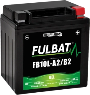 FULBAT FB10L-A2/B2 12V 11Ah 120A (YB10L-A2/B2) 133x90x145mm P+ GEL bezúdržbová motobatéria