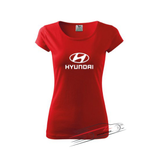 Dámske tričko s motívom Hyundai
