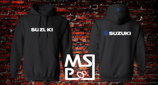 Pánska mikina s motívom Suzuki kapucňová