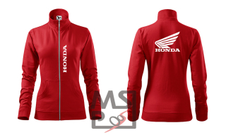 Dámska mikina s motívom Honda zipsová 08