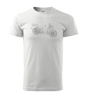 Pánske tričko s moto motívom 121 Racing