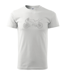 Pánske tričko s moto motívom 122 Racing