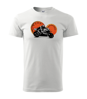 Pánske tričko s moto motívom 129 Racing