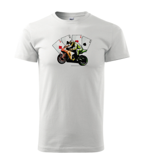 Pánske tričko s moto motívom 142 Racing