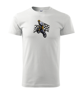 Pánske tričko s moto motívom 168 Motocross