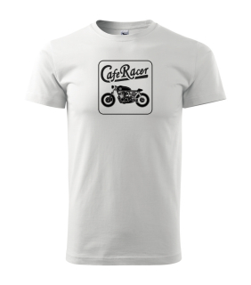 Pánske tričko s moto motívom 175 Cafe racer