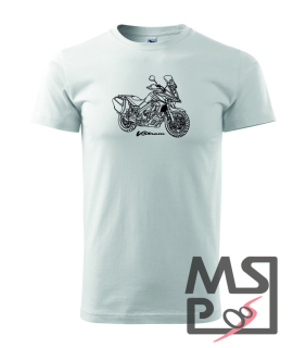 Pánske tričko s moto motívom 259 Suzuki V-Strom