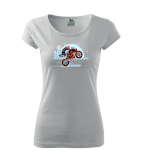 Dámske tričko s moto motívom 50 Urban ride