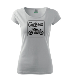 Dámske tričko s moto motívom 175 Cafe racer