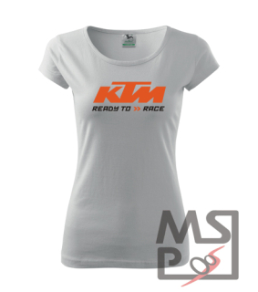 Dámske tričko s moto motívom 190 KTM