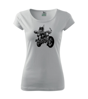Dámske tričko s moto motívom 215
