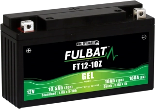 FULBAT FT12-10Z 12V 10Ah 180A (YT12-10Z) 194x59x112mm L+ GEL bezúdržbová motobatéria