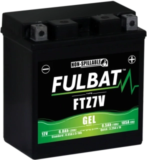 FULBAT FTZ7V 12V 6,5Ah 105A 113x70x105mm P+ GEL bezúdržbová motobatéria