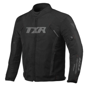 TXR Skrátená bunda na motorku Gunner čierna XXL