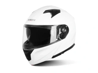 TXR Výklápacia prilba na motorku Rival perleťovo biela S