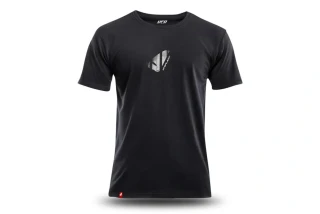 UFO PLAST Tričko čierne s grafikou na chrbte L