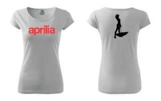 Dámske tričko s motívom Aprilia 02